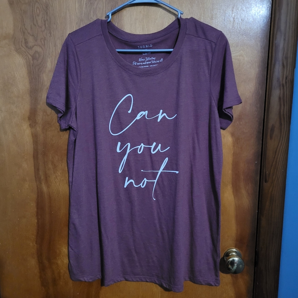 Torrid "Can You Not" Tee